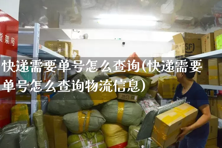 快递需要单号怎么查询(快递需要单号怎么查询物流信息)_https://www.senxinmaoyi.com_物流单号_第1张