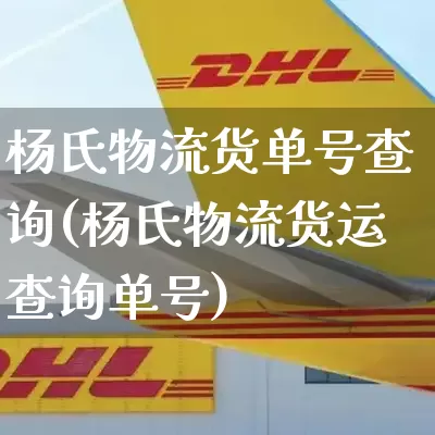 杨氏物流货单号查询(杨氏物流货运查询单号)_https://www.senxinmaoyi.com_邮政编码_第1张