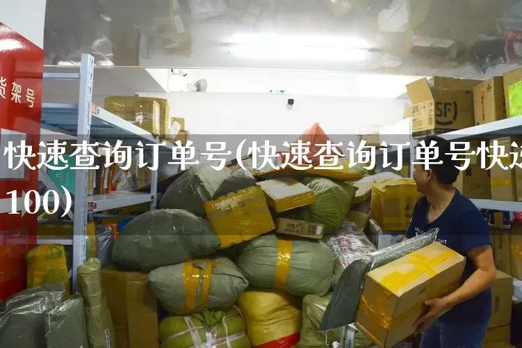 快速查询订单号(快速查询订单号快递100)_https://www.senxinmaoyi.com_物流查询_第1张