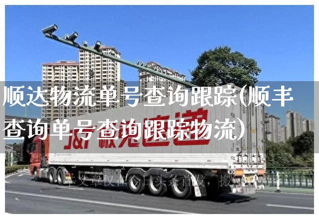 顺达物流单号查询跟踪(顺丰查询单号查询跟踪物流)_https://www.senxinmaoyi.com_物流单号_第1张