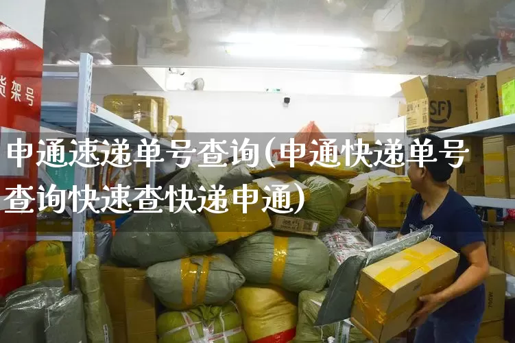 申通速递单号查询(申通快递单号查询快速查快递申通)_https://www.senxinmaoyi.com_邮政编码_第1张