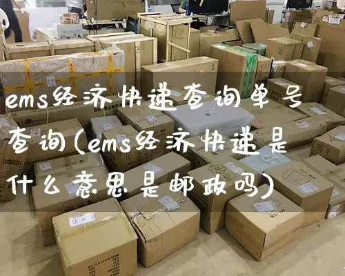 ems经济快递查询单号查询(ems经济快递是什么意思是邮政吗)_https://www.senxinmaoyi.com_物流查询_第1张