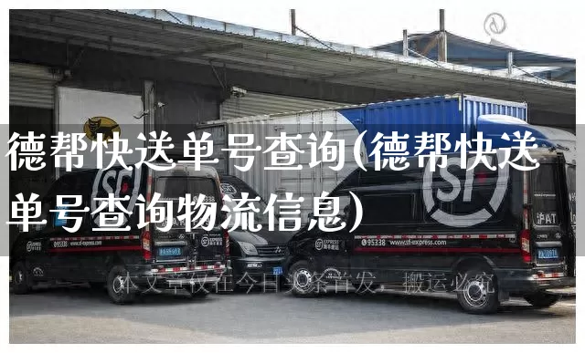 德帮快送单号查询(德帮快送单号查询物流信息)_https://www.senxinmaoyi.com_快递查询_第1张