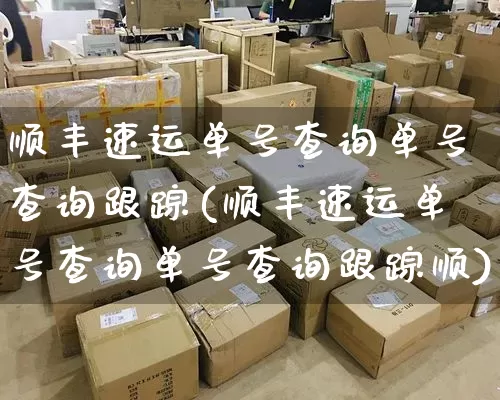 顺丰速运单号查询单号查询跟踪(顺丰速运单号查询单号查询跟踪顺)_https://www.senxinmaoyi.com_快递查询_第1张