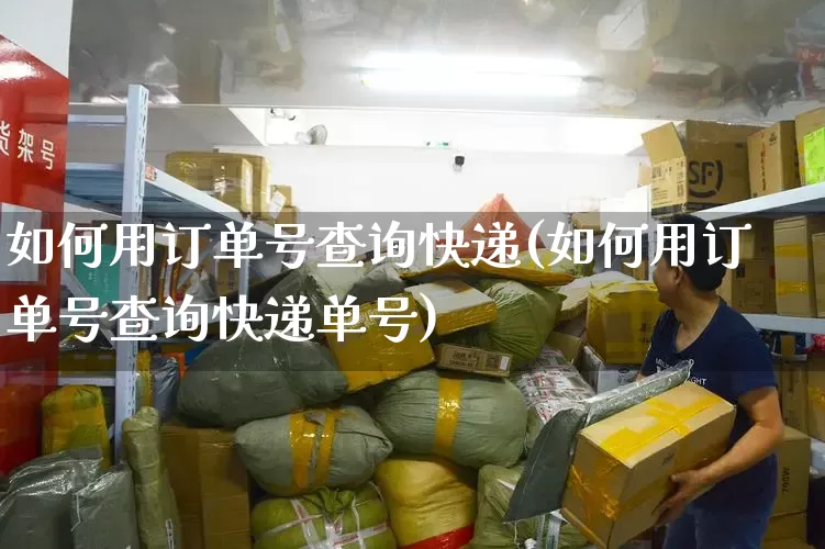 如何用订单号查询快递(如何用订单号查询快递单号)_https://www.senxinmaoyi.com_物流查询_第1张