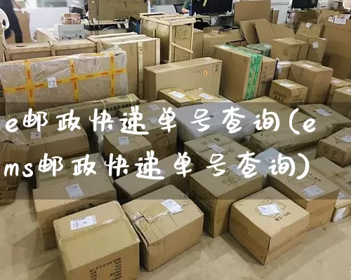 e邮政快递单号查询(ems邮政快递单号查询)_https://www.senxinmaoyi.com_邮政编码_第1张