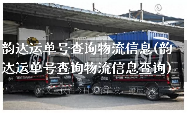 韵达运单号查询物流信息(韵达运单号查询物流信息查询)_https://www.senxinmaoyi.com_物流查询_第1张