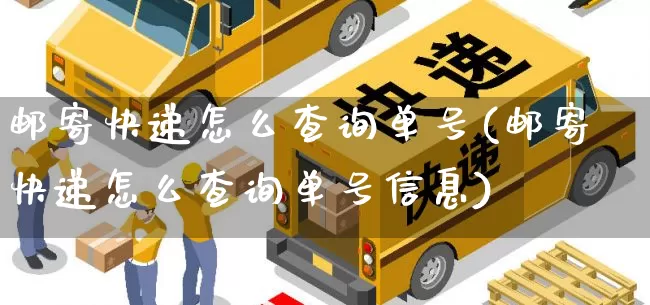 邮寄快递怎么查询单号(邮寄快递怎么查询单号信息)_https://www.senxinmaoyi.com_物流单号_第1张