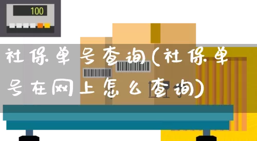 社保单号查询(社保单号在网上怎么查询)_https://www.senxinmaoyi.com_物流查询_第1张