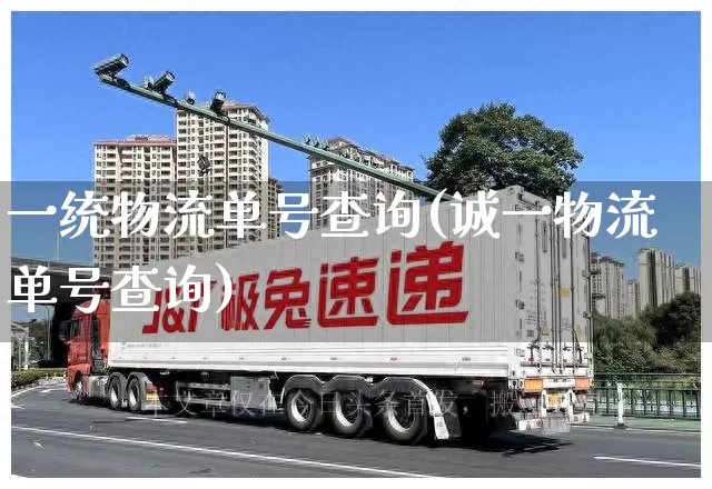 一统物流单号查询(诚一物流单号查询)_https://www.senxinmaoyi.com_快递查询_第1张