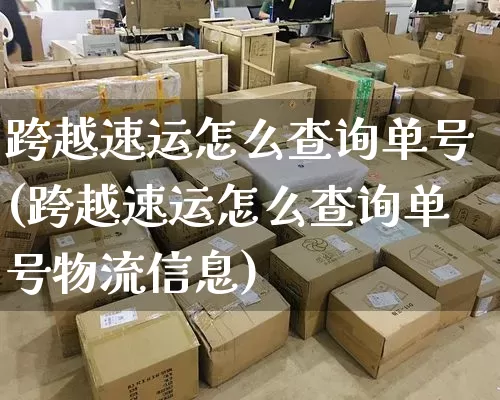 跨越速运怎么查询单号(跨越速运怎么查询单号物流信息)_https://www.senxinmaoyi.com_快递查询_第1张