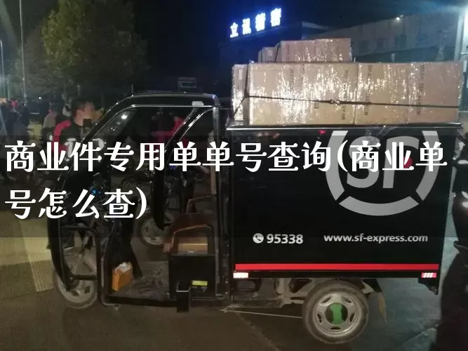 商业件专用单单号查询(商业单号怎么查)_https://www.senxinmaoyi.com_物流查询_第1张