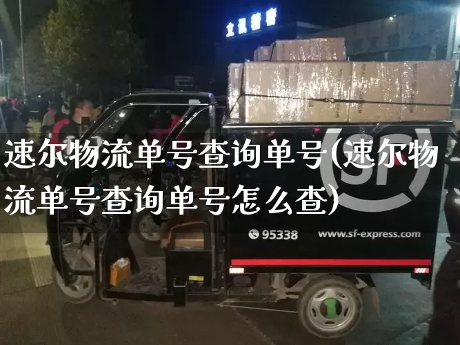 速尔物流单号查询单号(速尔物流单号查询单号怎么查)_https://www.senxinmaoyi.com_快递查询_第1张