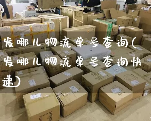 发哪儿物流单号查询(发哪儿物流单号查询快递)_https://www.senxinmaoyi.com_邮政编码_第1张