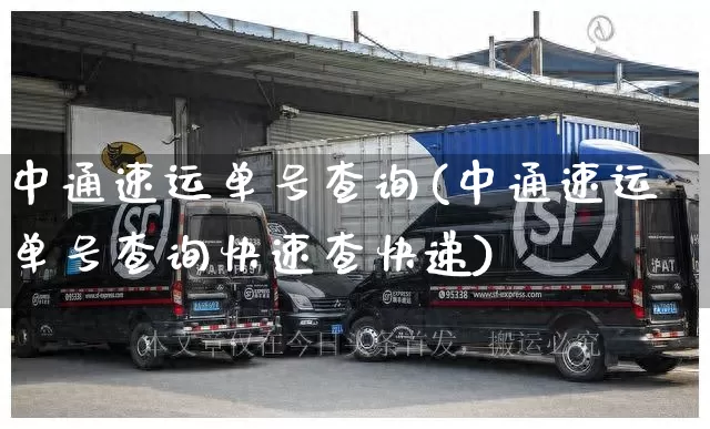 中通速运单号查询(中通速运单号查询快速查快递)_https://www.senxinmaoyi.com_快递查询_第1张