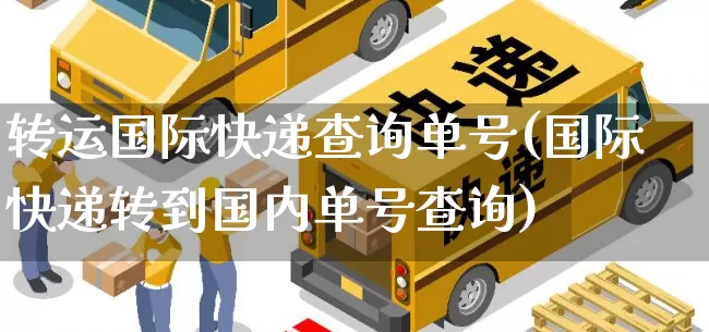 转运国际快递查询单号(国际快递转到国内单号查询)_https://www.senxinmaoyi.com_邮政编码_第1张