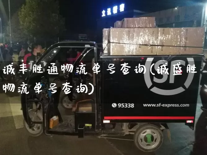 诚丰胜通物流单号查询(诚盛胜物流单号查询)_https://www.senxinmaoyi.com_物流单号_第1张
