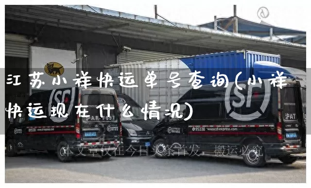 江苏小祥快运单号查询(小祥快运现在什么情况)_https://www.senxinmaoyi.com_物流查询_第1张