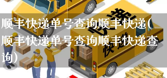 顺丰快递单号查询顺丰快递(顺丰快递单号查询顺丰快递查询)_https://www.senxinmaoyi.com_物流单号_第1张