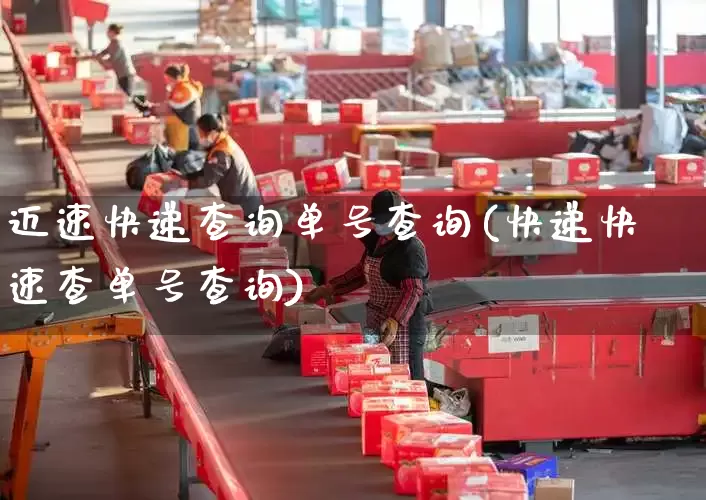迈速快递查询单号查询(快递快速查单号查询)_https://www.senxinmaoyi.com_物流查询_第1张