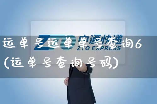 运单号运单单号查询6(运单号查询号码)_https://www.senxinmaoyi.com_快递查询_第1张