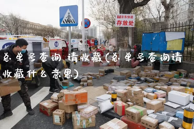 总单号查询 请收藏(总单号查询请收藏什么意思)_https://www.senxinmaoyi.com_物流单号_第1张