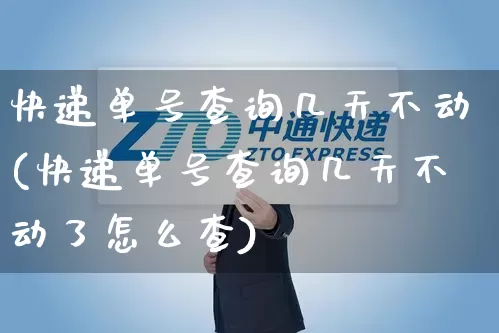 快递单号查询几天不动(快递单号查询几天不动了怎么查)_https://www.senxinmaoyi.com_物流单号_第1张