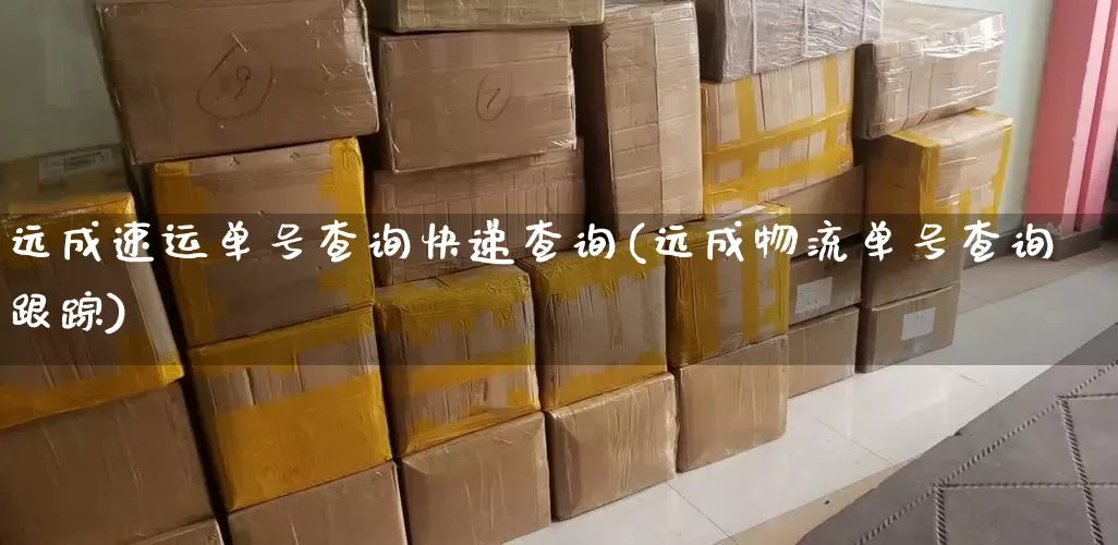 远成速运单号查询快递查询(远成物流单号查询跟踪)_https://www.senxinmaoyi.com_邮政编码_第1张