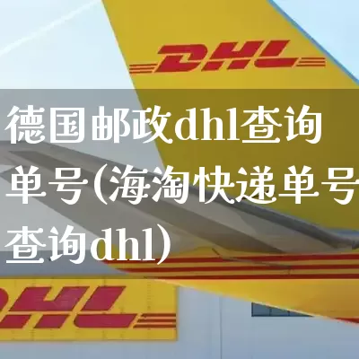 德国邮政dhl查询单号(海淘快递单号查询dhl)_https://www.senxinmaoyi.com_邮政编码_第1张