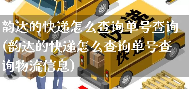 韵达的快递怎么查询单号查询(韵达的快递怎么查询单号查询物流信息)_https://www.senxinmaoyi.com_邮政编码_第1张