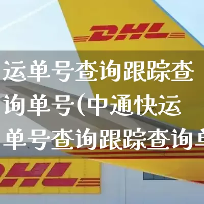 运单号查询跟踪查询单号(中通快运单号查询跟踪查询单号)_https://www.senxinmaoyi.com_物流查询_第1张