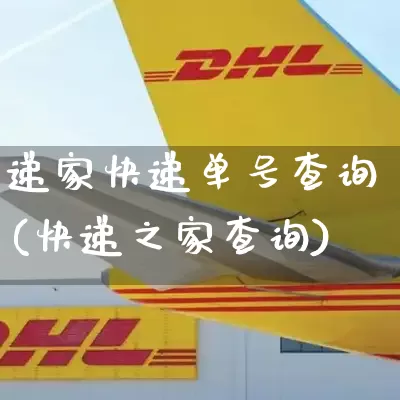 递家快递单号查询(快递之家查询)_https://www.senxinmaoyi.com_物流查询_第1张
