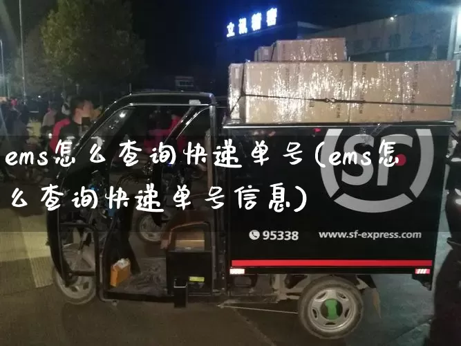ems怎么查询快递单号(ems怎么查询快递单号信息)_https://www.senxinmaoyi.com_物流单号_第1张