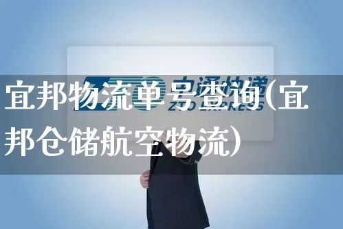 宜邦物流单号查询(宜邦仓储航空物流)_https://www.senxinmaoyi.com_物流单号_第1张