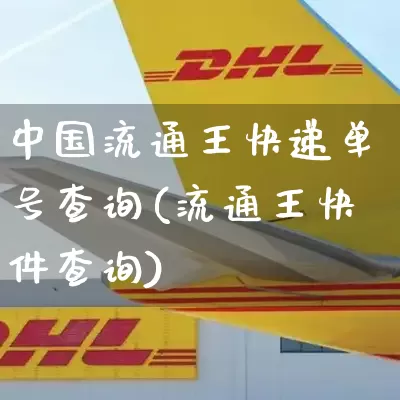 中国流通王快递单号查询(流通王快件查询)_https://www.senxinmaoyi.com_快递查询_第1张