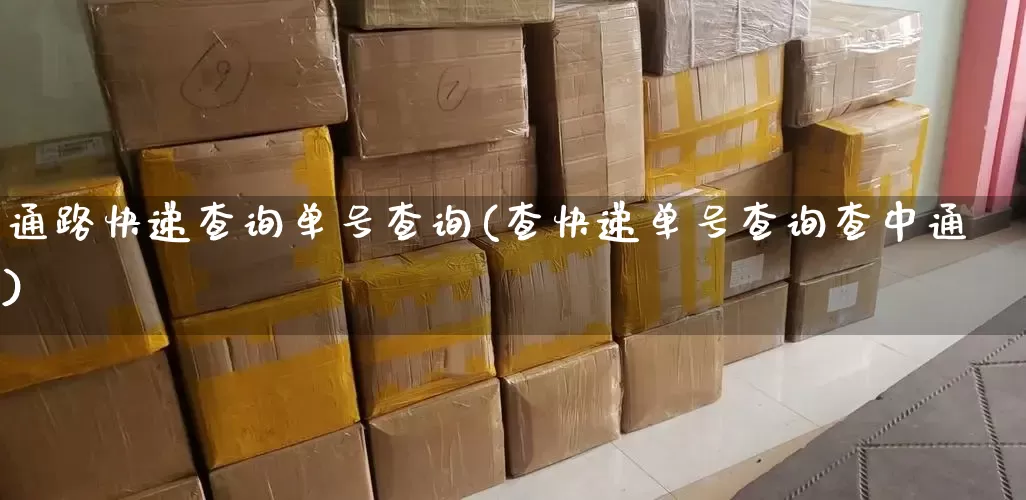 通路快递查询单号查询(查快递单号查询查中通)_https://www.senxinmaoyi.com_快递查询_第1张