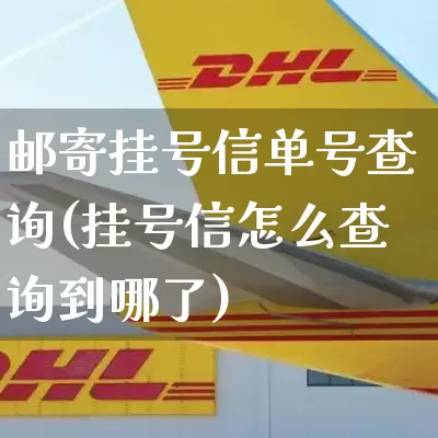 邮寄挂号信单号查询(挂号信怎么查询到哪了)_https://www.senxinmaoyi.com_快递查询_第1张