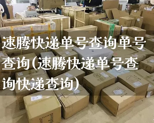 速腾快递单号查询单号查询(速腾快递单号查询快递查询)_https://www.senxinmaoyi.com_快递查询_第1张