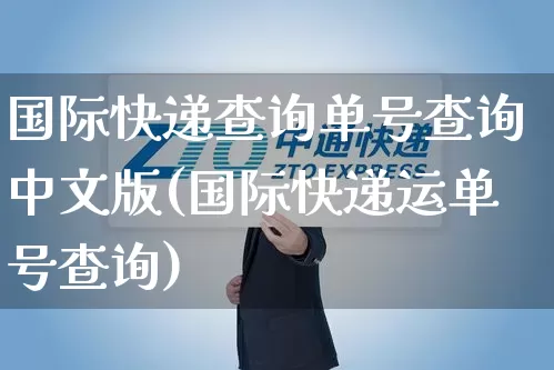 国际快递查询单号查询中文版(国际快递运单号查询)_https://www.senxinmaoyi.com_物流单号_第1张