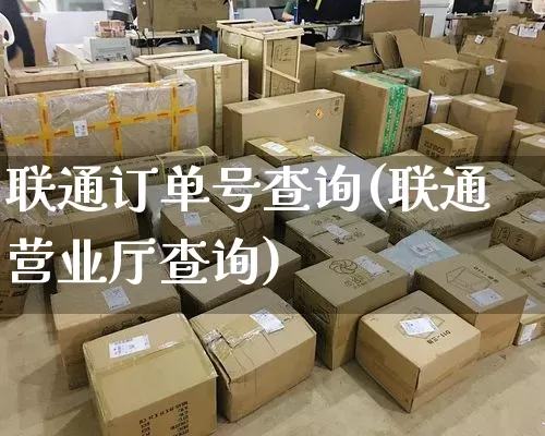 联通订单号查询(联通营业厅查询)_https://www.senxinmaoyi.com_快递查询_第1张
