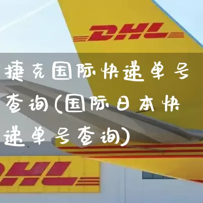 捷克国际快递单号查询(国际日本快递单号查询)_https://www.senxinmaoyi.com_物流单号_第1张