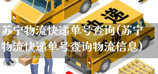 苏宁物流快递单号查询(苏宁物流快递单号查询物流信息)_https://www.senxinmaoyi.com_物流单号_第1张