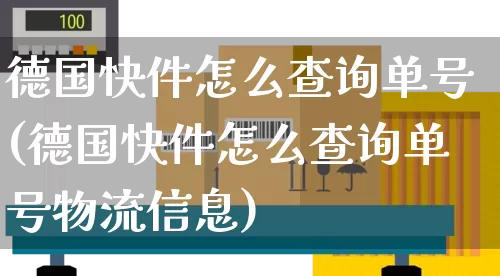 德国快件怎么查询单号(德国快件怎么查询单号物流信息)_https://www.senxinmaoyi.com_物流单号_第1张