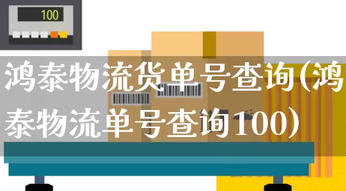 鸿泰物流货单号查询(鸿泰物流单号查询100)_https://www.senxinmaoyi.com_物流查询_第1张