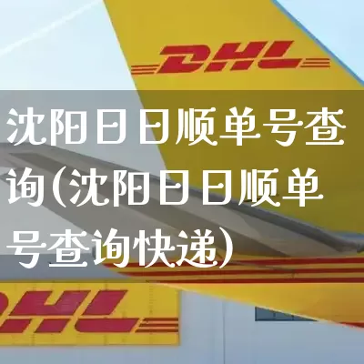 沈阳日日顺单号查询(沈阳日日顺单号查询快递)_https://www.senxinmaoyi.com_物流单号_第1张