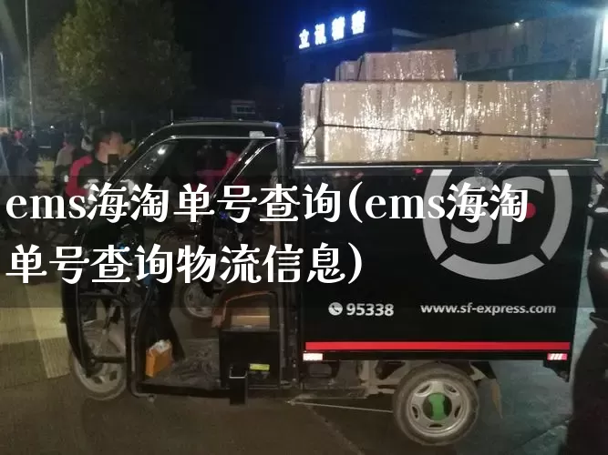 ems海淘单号查询(ems海淘单号查询物流信息)_https://www.senxinmaoyi.com_物流单号_第1张