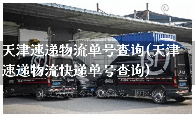 天津速递物流单号查询(天津速递物流快递单号查询)_https://www.senxinmaoyi.com_邮政编码_第1张