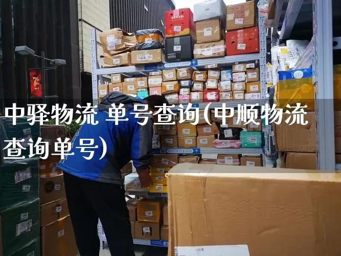 中驿物流 单号查询(中顺物流查询单号)_https://www.senxinmaoyi.com_物流单号_第1张