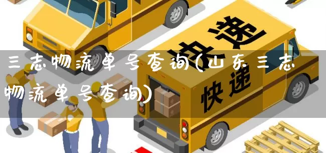 三志物流单号查询(山东三志物流单号查询)_https://www.senxinmaoyi.com_物流查询_第1张