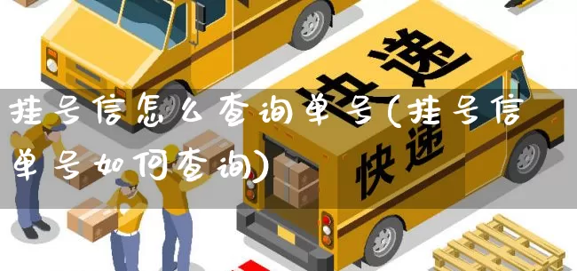 挂号信怎么查询单号(挂号信单号如何查询)_https://www.senxinmaoyi.com_物流单号_第1张